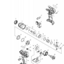 Makita TW161 spare parts