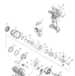 Makita TW161DZ spare parts