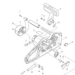 Makita UC3541A spare parts