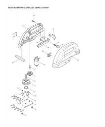 Makita UM104D spare parts