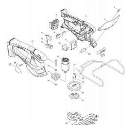 Makita UM165 spare parts