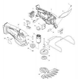 Makita UM165D spare parts