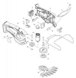 Makita UM167D spare parts