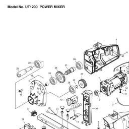 Makita UT1200 spare parts