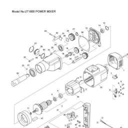 Makita UT1600 spare parts