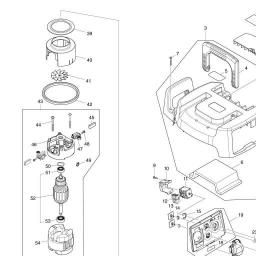 Makita VC2211M spare parts