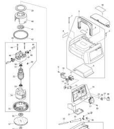 Makita VC3210L spare parts