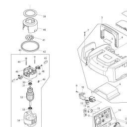 Makita VC3211H spare parts