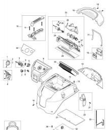 Makita VC4210L spare parts