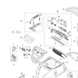 Makita VC4210M spare parts