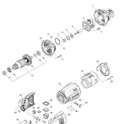 Makita VR1000 spare parts
