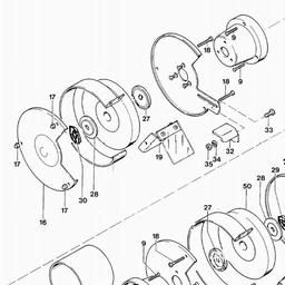 Metabo 000001252110 SL 125 W DOUBLE BENCH GRINDER spare parts