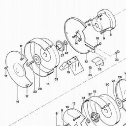 Metabo 000001750710 SL 175 W DOUBLE BENCH GRINDER spare parts