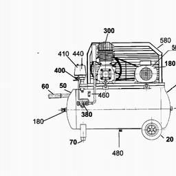 Metabo 001006600010 660/15/90 D COMPRESSOR spare parts