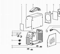 Metabo 002101503810 E 150 (GB) SCHWEISSGERAET ELEKTRODE spare parts