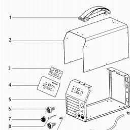 Metabo 002101710010 WIG 170 DC TIG WELDING INVERTER spare parts