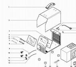 Metabo 002101720010 WIG 170 AC/DC TIG WELDING INVERTER spare parts