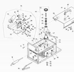 Metabo 002103133010 SATURN 180 MIG/MAG WELDING MACHINE spare parts