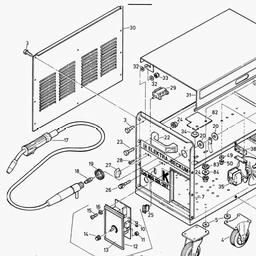 Metabo 002103150010 150/25 T MIG/MAG WELDING MACHINE spare parts