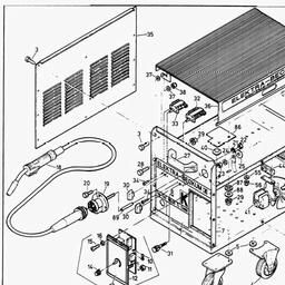 Metabo 002103162310 160/30 TL COMBI MIG/MAG WELDING MACHINE spare parts