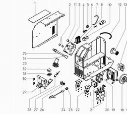 Metabo 002103193810 MIG/MAG170/30XTC GB SCHWEIÃƒÆ’Ã…Â¸GERÃƒÆ’Ã¢â‚¬Å¾T MIG/MAG spare parts