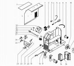 Metabo 002103220010 200/40 XT WELDING MACHINE spare parts