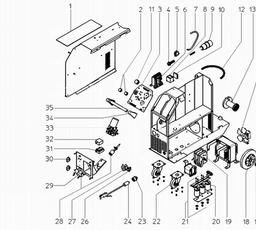 Metabo 002108190010 170/30 XTC MIG/MAG WELDING MACHINE spare parts