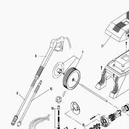 Metabo 007001205710 HD 120 MEGA HIGH PRESSURE CLEANER spare parts