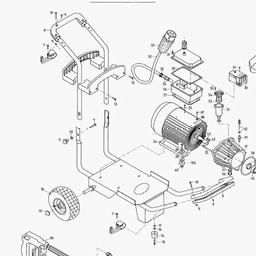 Metabo 007002002510 HD 200/750 DX 5 HIGH PRESSURE CLEANER spare parts
