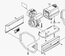 Metabo 008205013210 GP 5003 SDE GENERATOR SET spare parts