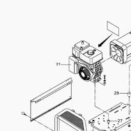 Metabo 008213001210 GP+ 3001 SB GENERATOR SET spare parts