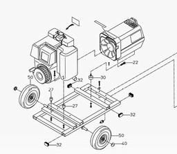 Metabo 008305000410 G 5000/1 SD GENERATOR SET spare parts