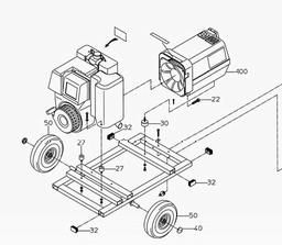 Metabo 008306000010 G 6000/3-1 SD GENERATOR SET spare parts