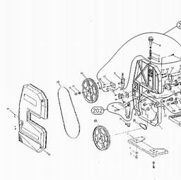 Metabo 009002300410 BS 230 BANDSAW spare parts