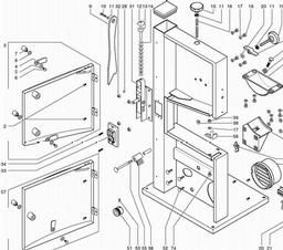 Metabo 009002500710 BAS 250 G BANDSAW spare parts