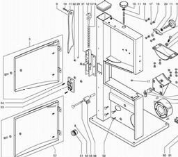 Metabo 009002510010 BAS 260 SWIFT BANDSAW spare parts