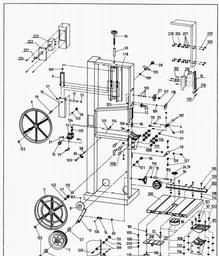 Metabo 009005001010 BAS 500 DNB BANDSAW spare parts