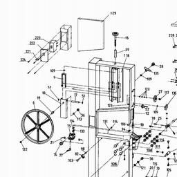 Metabo 009005002810 BAS 500 WNB BANDSAW spare parts