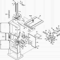 Metabo 009006001510 BAS 600 DNB BANDSAW spare parts