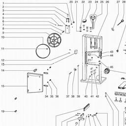 Metabo 009043165010 BAS 316 G DNB BANDSAW spare parts