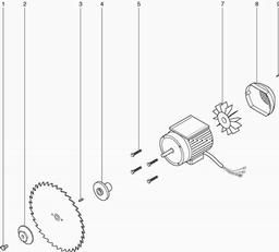Metabo 010001284710 3,40 DNB MOTOR, CIRCULAR SAW BENCH spare parts