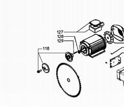 Metabo 010000424012 4,20 DNB MOTOR, CIRCULAR SAW BENCH spare parts