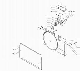 Metabo 010040000010 GESTELL BKS 400 PLUS GESTELL spare parts