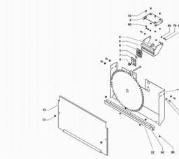Metabo 010045000010 GESTELL BKS 450 PLUS GESTELL spare parts
