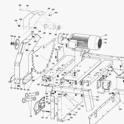 Metabo 010070750010 BW 750 LOG CUTTING SAW BENCH BW spare parts