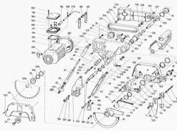 Metabo 010205500410 KGT 550 COMBINATION MITRE/TABLE SAW spare parts