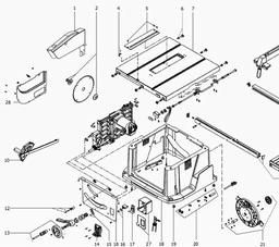 Metabo 010250200010 TS 250 CIRCULAR SAW spare parts