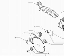 Metabo 010290000010 UK 290 RADIAL PULL SAW spare parts
