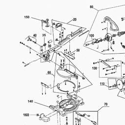 Metabo 010304100710 KS 304 CROSSCUT AND MITRE SAW spare parts