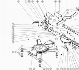 Metabo 010330000010 KGT 300 COMBINATION MITRE/TABLE SAW spare parts
